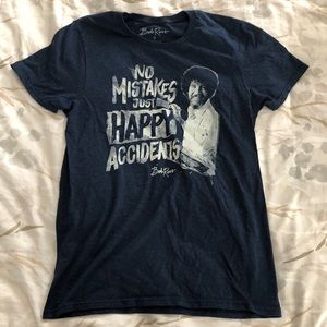 Two men’s S tshirts Bob Ross & Ricky and Morty